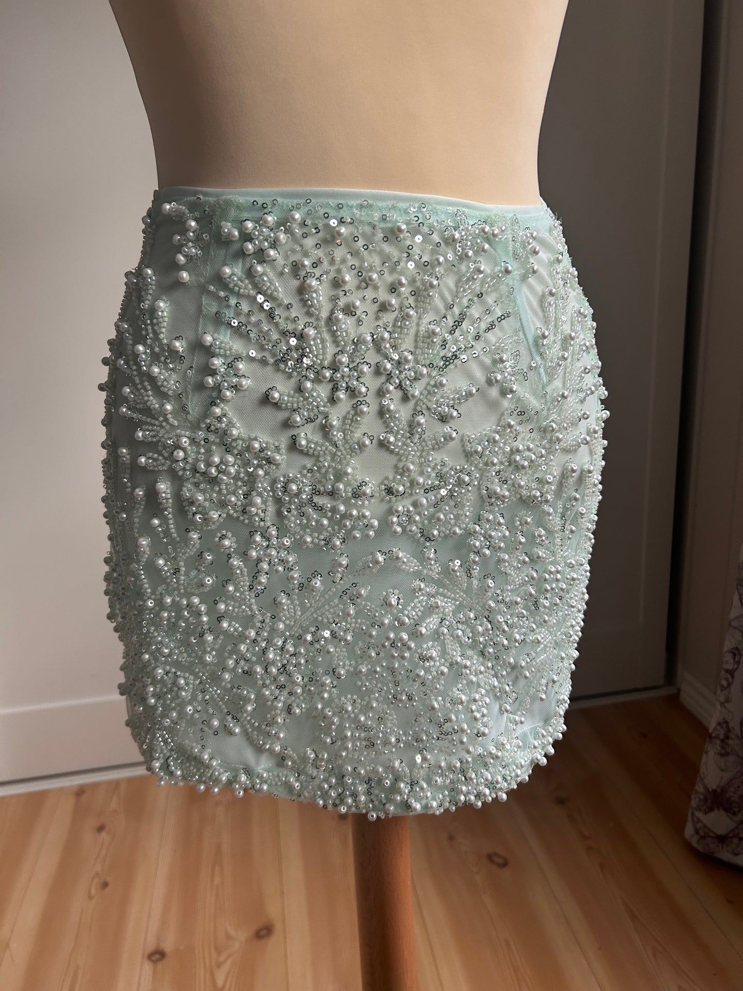 Frosted Mini Skirt