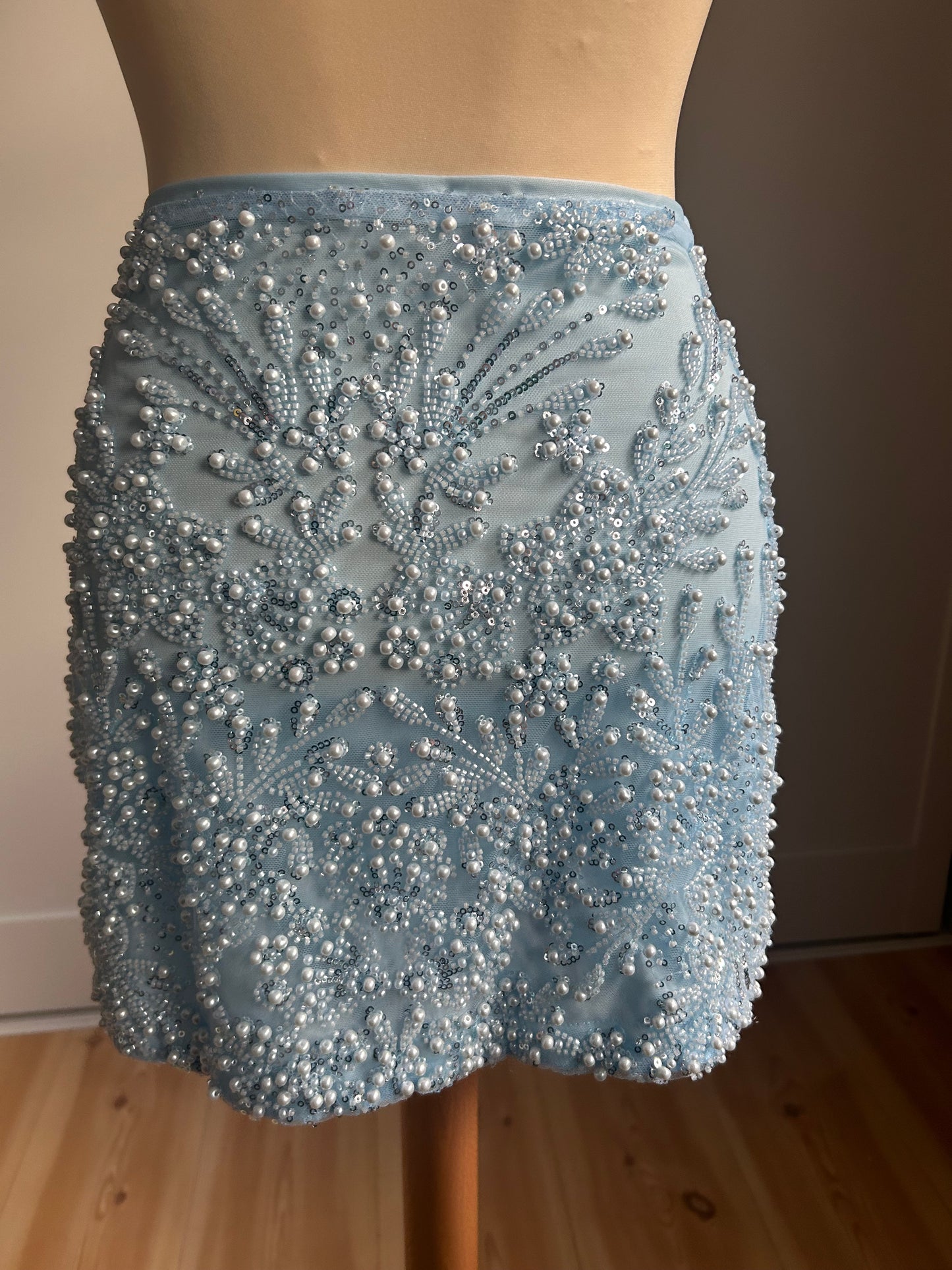 Frosted Mini Skirt