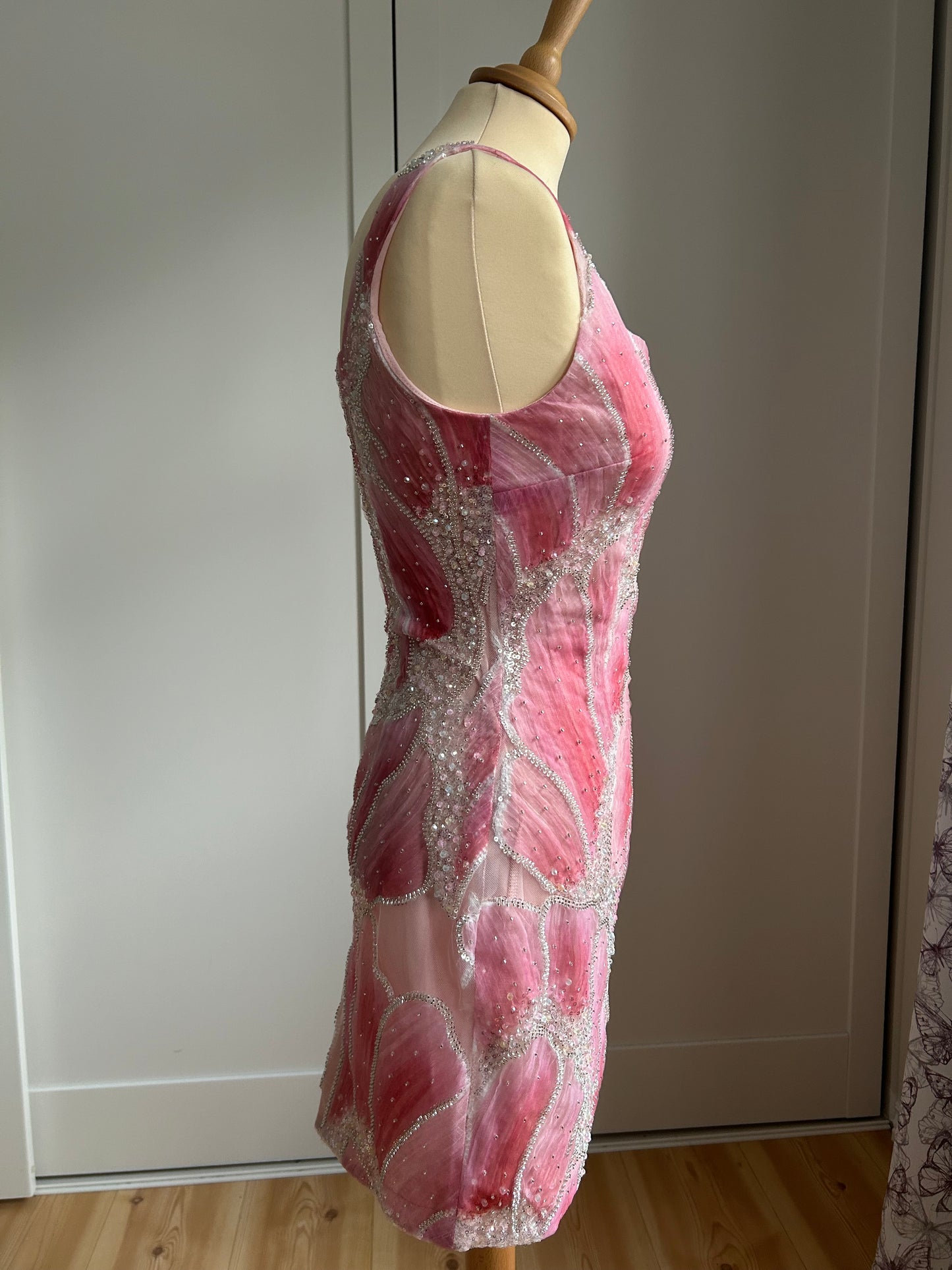 Rose petal Mini Dress