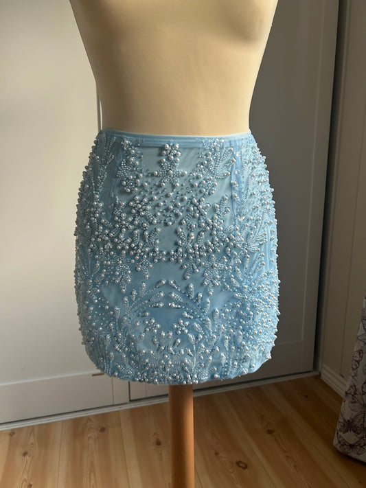 Frosted Mini Skirt