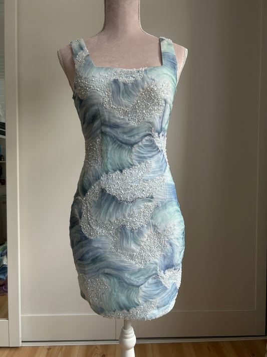 Ocean Mist Mini Dress
