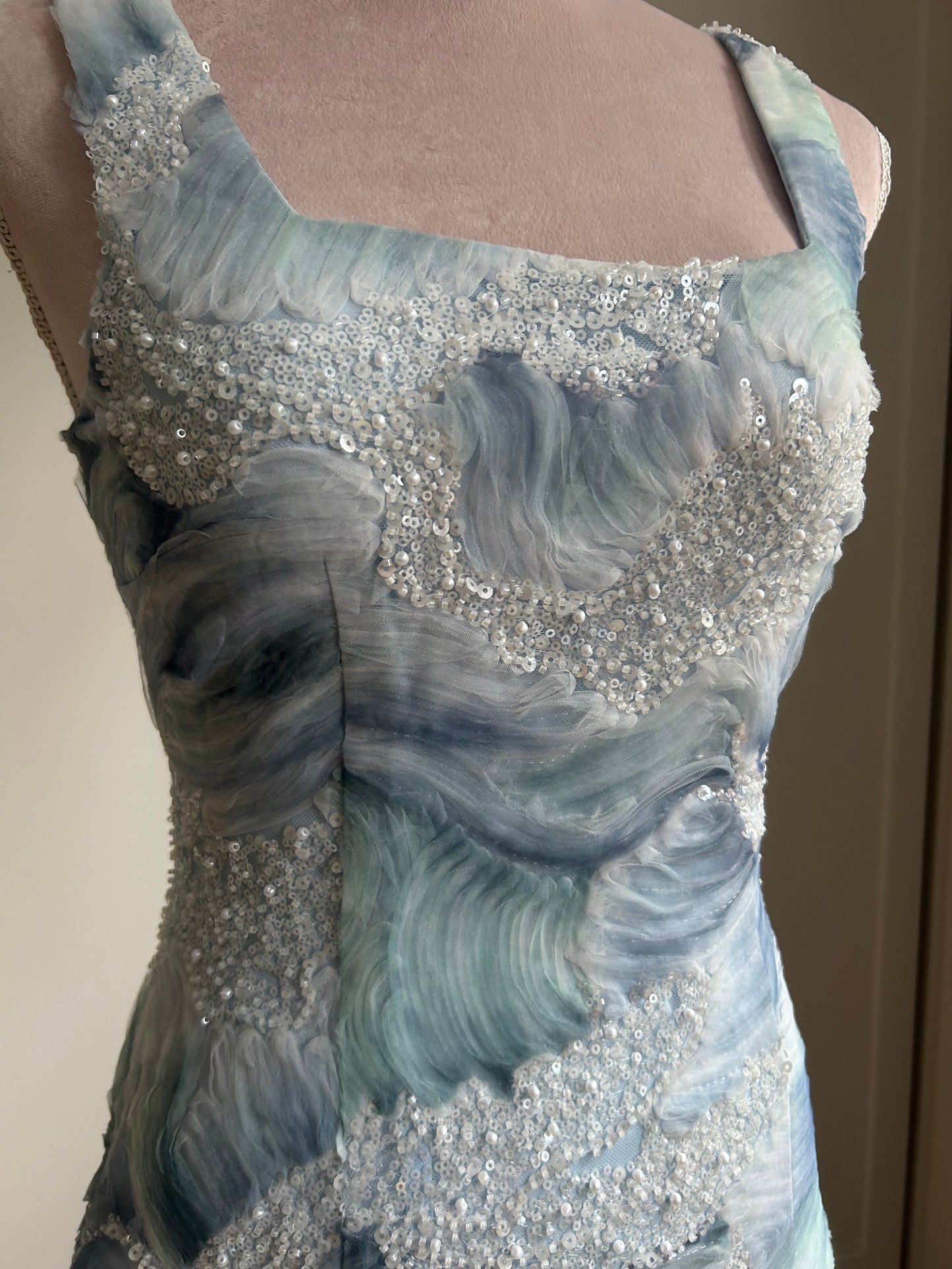 Ocean Mist Mini Dress