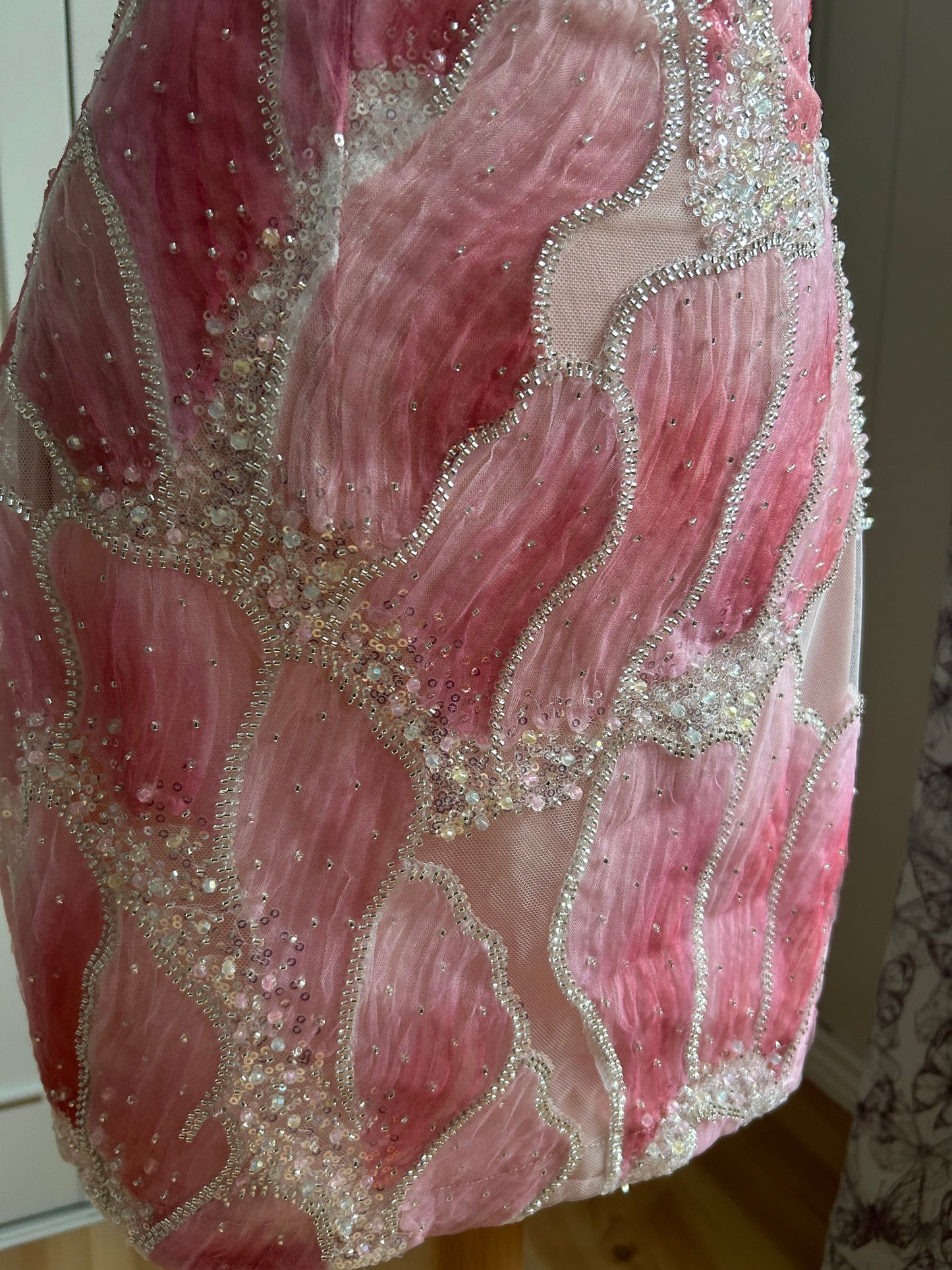 Rose petal Mini Dress