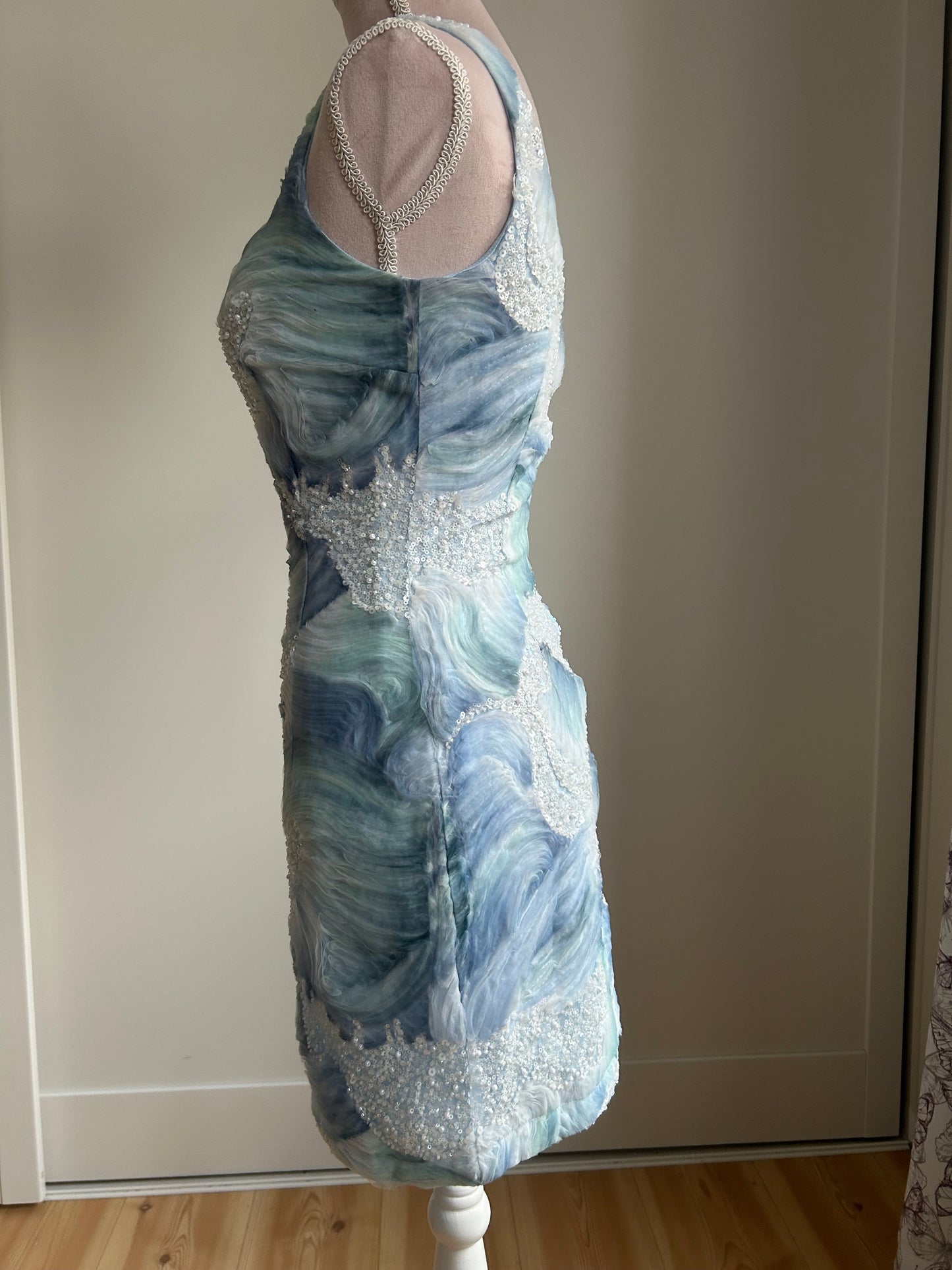 Ocean Mist Mini Dress