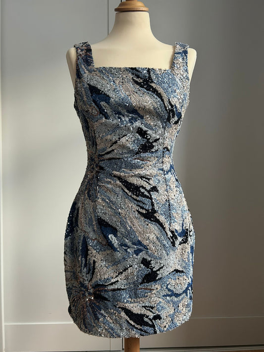 Midnight Burst Mini Dress