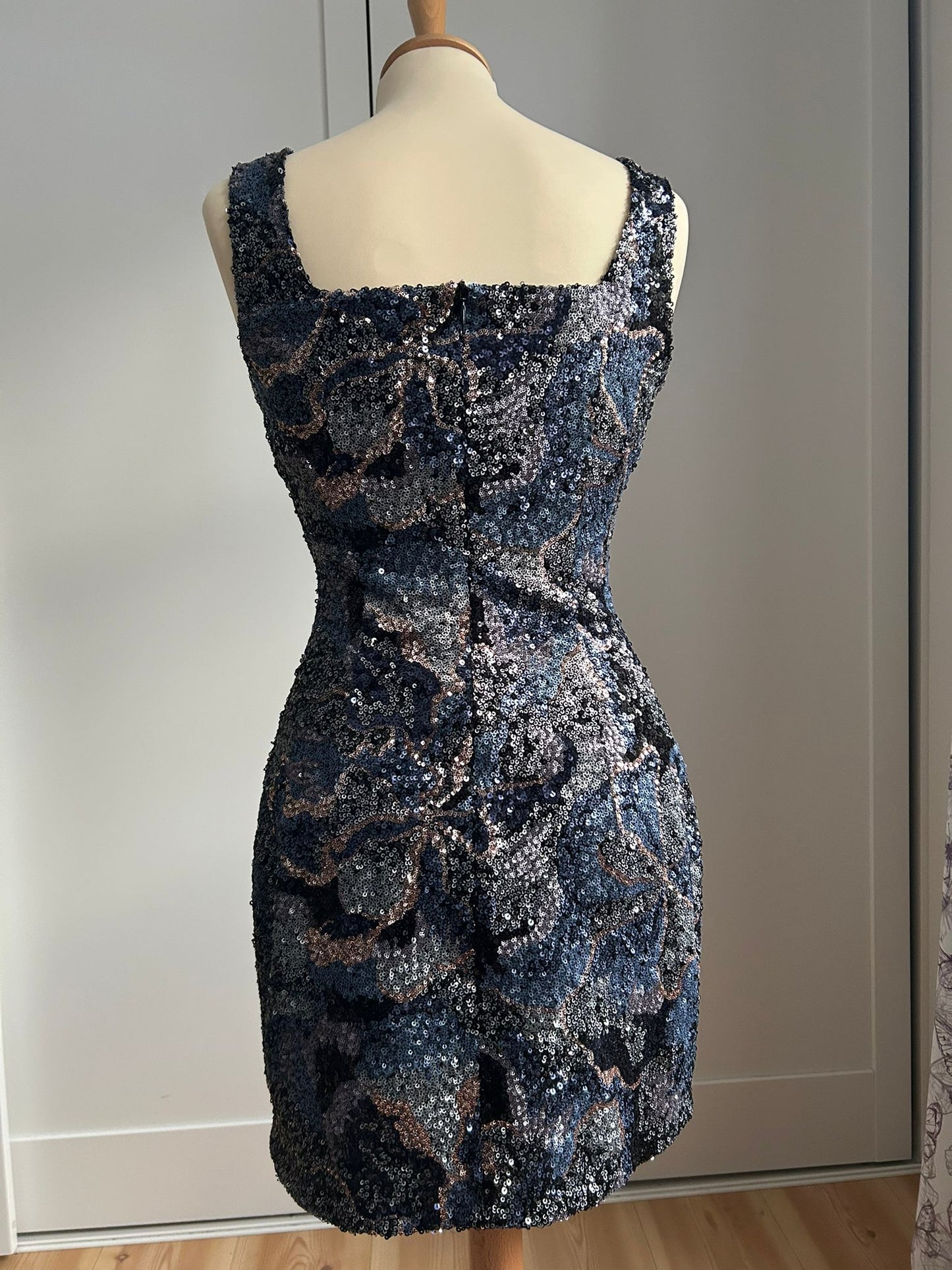 Midnight Mosaic Mini Dress