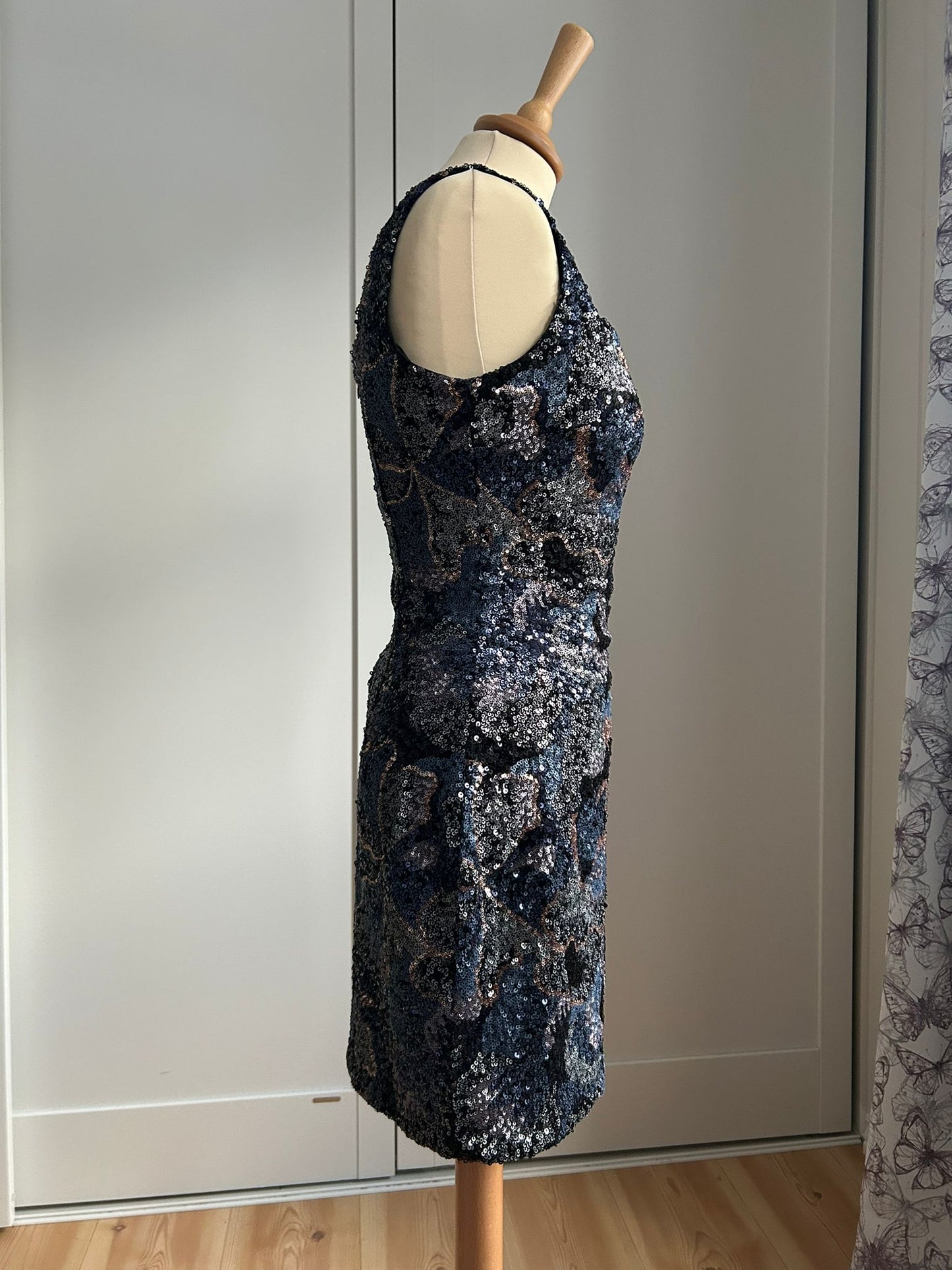 Midnight Mosaic Mini Dress